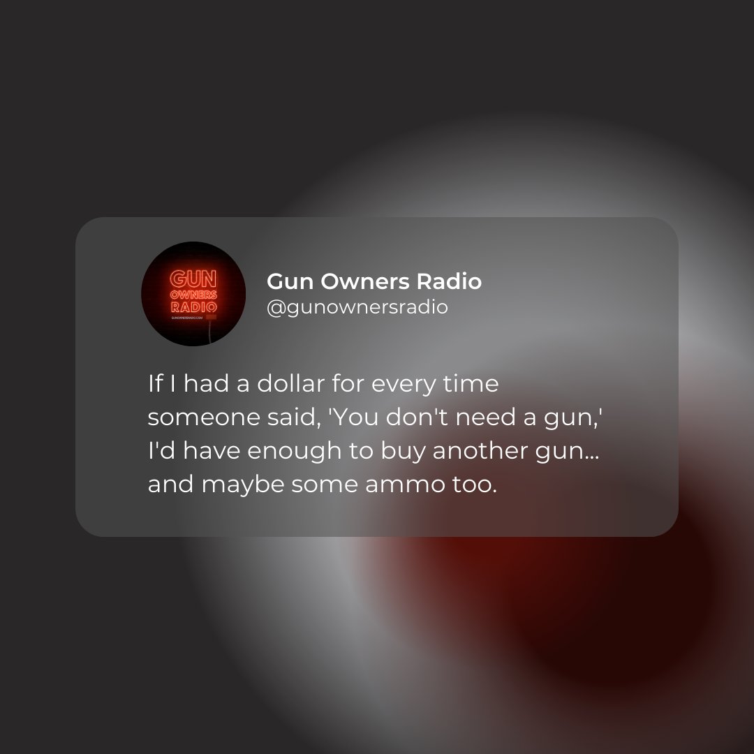 If I had a dollar..... 

How many guns do you think you could buy?

#joke #progun #gunowners #law #gunrights #2a #sandiego #firearmsafety #protectourrights