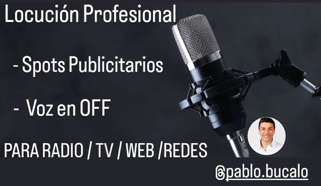 Le ponemos VOZ a tu evento, actividad o negocio🎙️
CONSULTE 📲