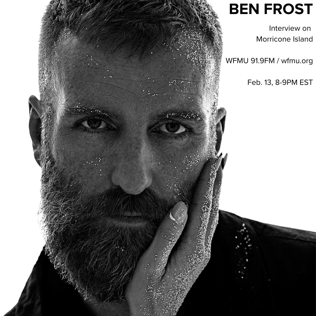 morriconeyouth's tweet photo. Live now! BEN FROST on MORRICONE ISLAND WFMU 91.1 FM (NYC/NJ/NYS/wfmu.org) Tue Feb 13 (8-9p ET / 5-6p PT)

https://t.co/JJjJNeWNaT

#wfmu #morriconeisland #benfrost #muterecords #scopeneglect #bedroomcommunity #carbomb #gregkubacki #mydisco #solaris #tarkovsky #dark https://t.co/hIKwaOpHQD
