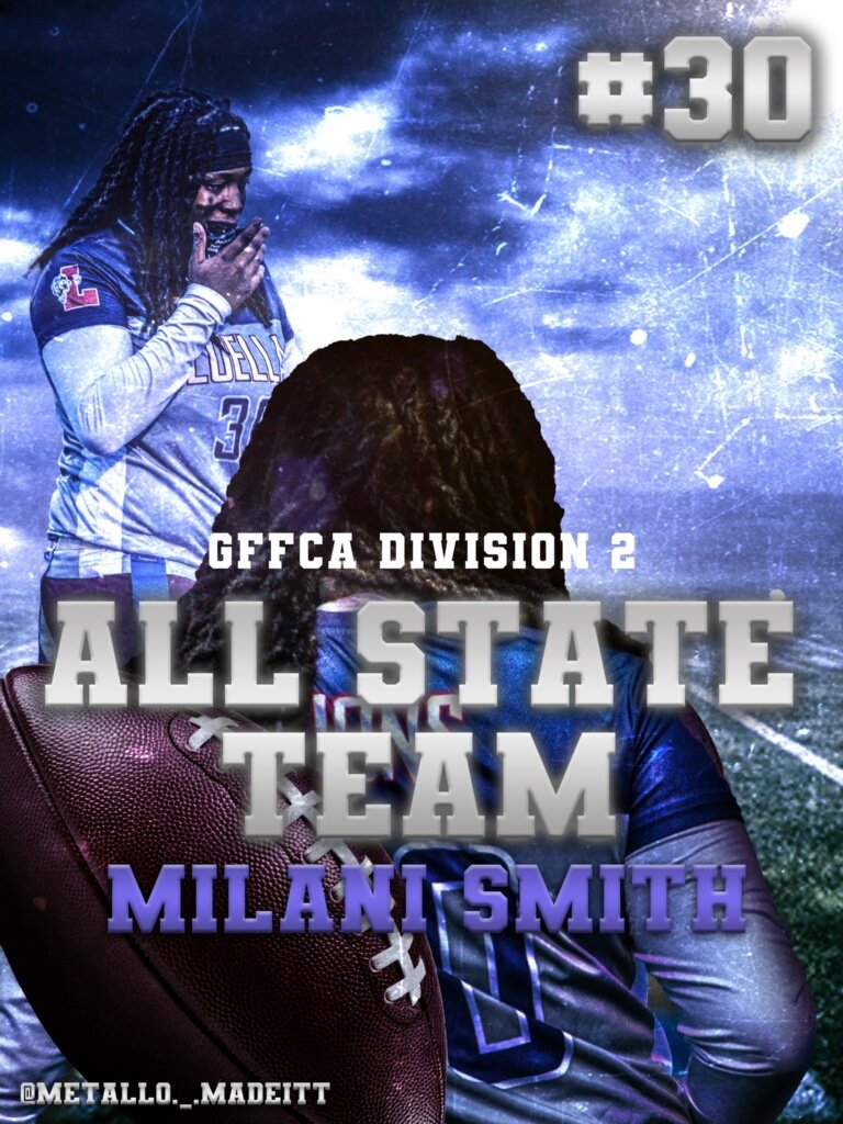 Congratulations <a href="/SmithMilani/">Milani.Smith</a> on making Division 2 All State Team with the <a href="/GFFCA/">gffca</a>