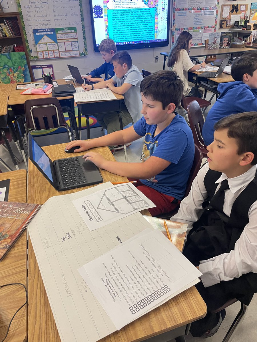 Enjoying the PSP in ELA! Students collaborating to pitch their Biography Documentary pick to Netflix! <a href="/BGESTEM/">Ball Ground STEM Academy</a> #lovebgstem