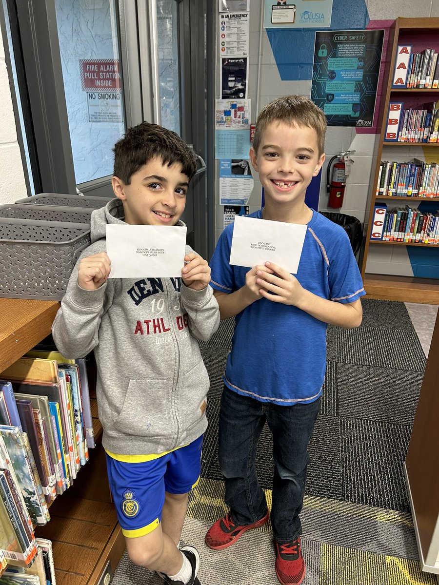These boys are rocking it by earning the most AR points in the months of December and January! Super proud of them! #teammcinnis ❤️💙
