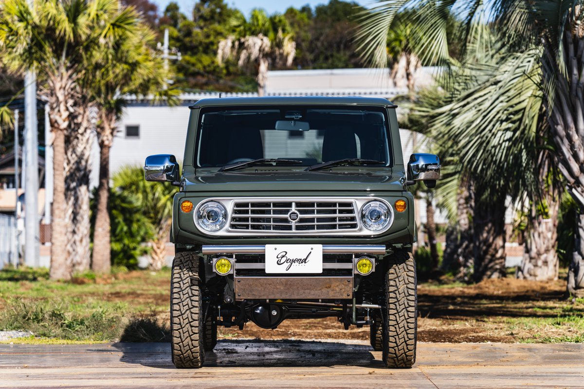 Beyond__Japan's tweet photo. BEYONDJAPANのデモカー『CODE02』
#Su11
#サニーフェイスグリル
#beyondjapan
#jb64
#jimny
#ジムニー https://t.co/1f3i2q2nEx