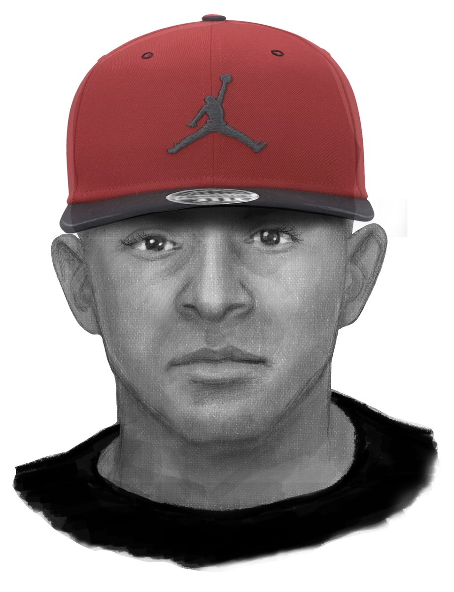 The face of a #killer. My #suspect composite #sketch of the alleged killer of #RachelMorin in 
#HarfordCounty, Maryland. For more information visit.
harfordsheriff.org/news/releases/…
#thesketchcop #murder #unsolved #police #detective #coldcase #homicide