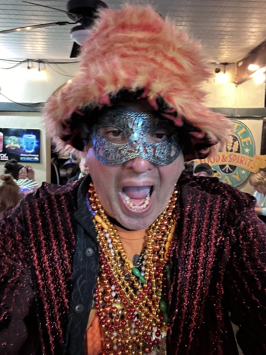 If you want to hear the the wildest radio show you can listen to my Mardi Gras radio show on @wwoz_neworleansat 10 pm cst. 90.7 FM. No promises but I am NOT RESPONSIBLE!!!!!!!!