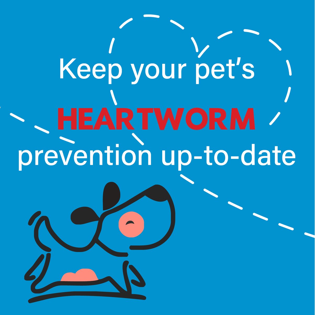 This Valentine’s Day❤️put your pet's health first by keeping up-to-date with heartworm prevention. Just one mosquito bite, that's all it takes for your pet to develop the deadly, and notoriously difficult to treat, disease - heartworm. Learn more👉bit.ly/3LzhGyA