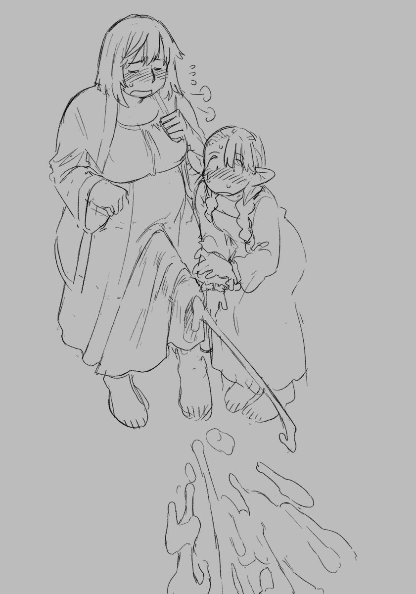 Millkefats's tweet photo. (dungeon meshi spoilers?, farcille) a bit sensitive... https://t.co/qIV7redEL5