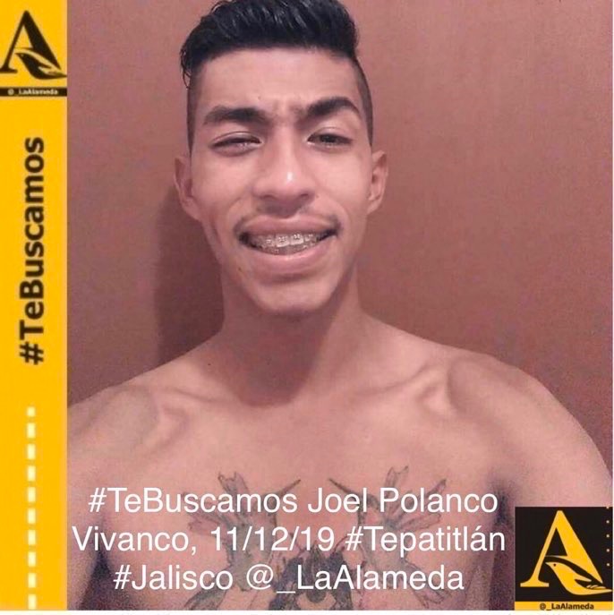 #TeBuscamos Joel Polanco Vivanco, 11/12/19 #Tepatitlán #Jalisco