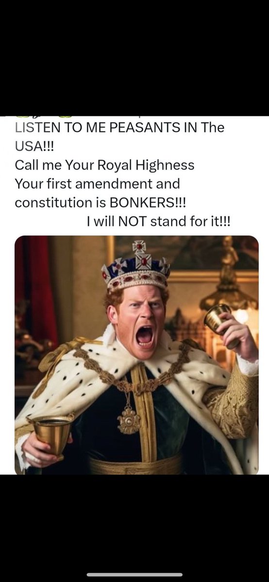 0Rthebest91033's tweet photo. #HarryandMeghanAreAJoke #HarryAndMeghanAreFinished #HarryandMeghanAreGrifters #HarryisaLyingTraitor #HarryIsAWanker #HarryIsAPatheticLittleMan #HarryIsAnEmbarrassment #PrinceHarryIsATraitor #PrinceHarryIsNOTLovedInAmerica https://t.co/StiyGAsIkR