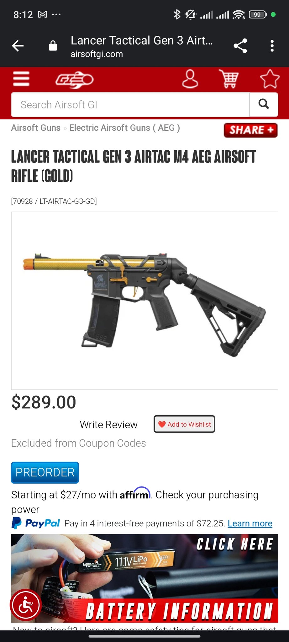 Lancer Tactical すく Gen 3 電動ガン ランサータクティカル セット売り 