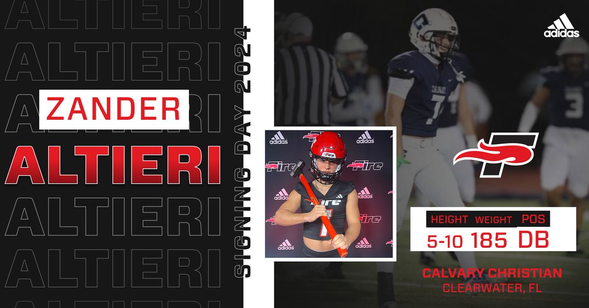 It's Official‼️

We have added another Stud to the secondary!

Please welcome, <a href="/zander_altieri7/">Zander Altieri</a> 

#NSD2024 | #FuelTheFire🔥