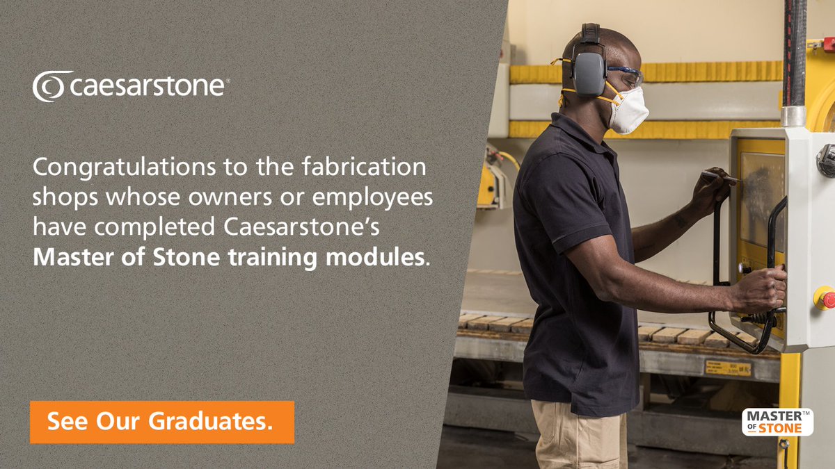 CaesarstoneUSA's tweet image. Congratulations to our accomplished December #MOS graduates!🌟

Your commitment to safety and expertise shines through in completing Caesarstone’s #MasterFabricator training. Meet the skilled honorees here: mos.caesarstoneus.com/home-page/arti… 

#Caesarstone
