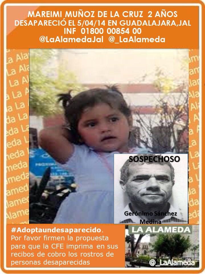 #TeBuscamos Mareimi Muñoz De la Cruz. Guadalajara, Jalisco  #Jalisco