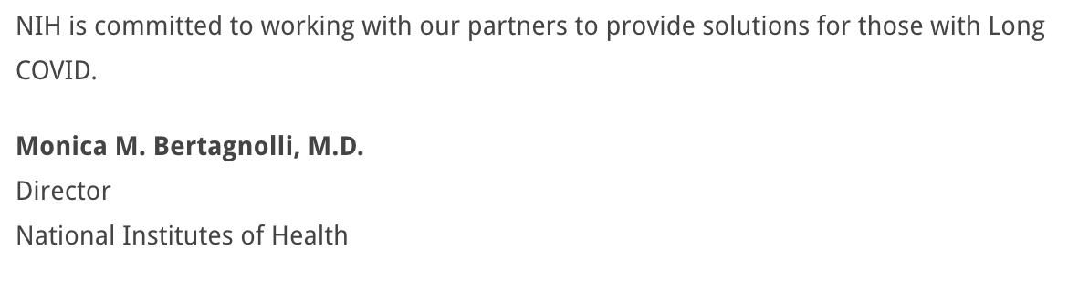 @NIHDirector @NIH @CDCgov THE GOOD NEWS:
-If truly 'additional', $515m USD #NIHRECOVER funding shows some #LongCOVID prioritization in tough NIH budget moment
-Press release in @NIHDirector name, when could have buried on NIH website. Shows some key stakeholder attention & deliberate leadership choice 4/x