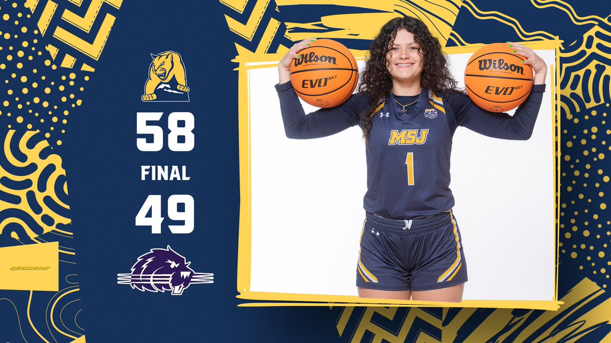 🏀| LIONS WIN!

<a href="/MSJ_WomensHoops/">Mount Women's Basketball</a>  takes down Bluffton 58-49!

Karlee Mills led the way finishing with 20 points and 3 steals!

#DEFENDtheMOUNT #MountUp #ClimbHigher
#HeartOfD3 #d3hoops