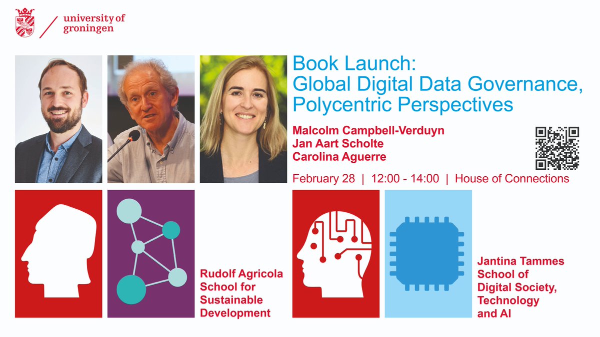 📢Book Launch: Global Digital Data Governance, Polycentric Perspectives. This special event takes place on the 28th of February between 12.00-14.00 at the House of Connections and lunch is included. We hope to see you there! 👉Sign up here: bit.ly/3OHvPg5