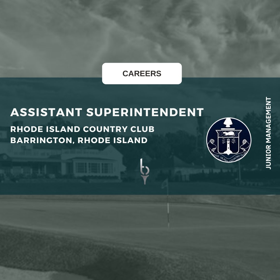 Rhode Island Country Club is seeking a personable, engaging and highly motivated individual to join their team as an Assistant Superintendent.

Currently ranked the #8 course in the state by Golf Digest, RICC was designed by classic architect, Donald Ross, and oversees the
