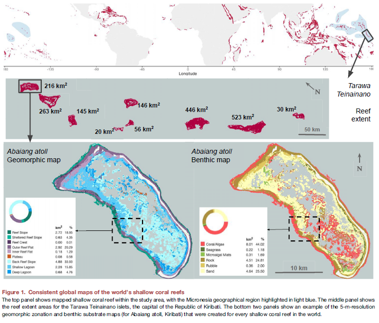 Finally the main @AllenCoralAtlas paper is out! The paper acts as a scientific reference and summary of the ACA, including global reef extent, and the distribution of benthic and geomorphic class. Congratulations to paper lead @mitchest and the ACA team. doi.org/10.1016/j.crsu…