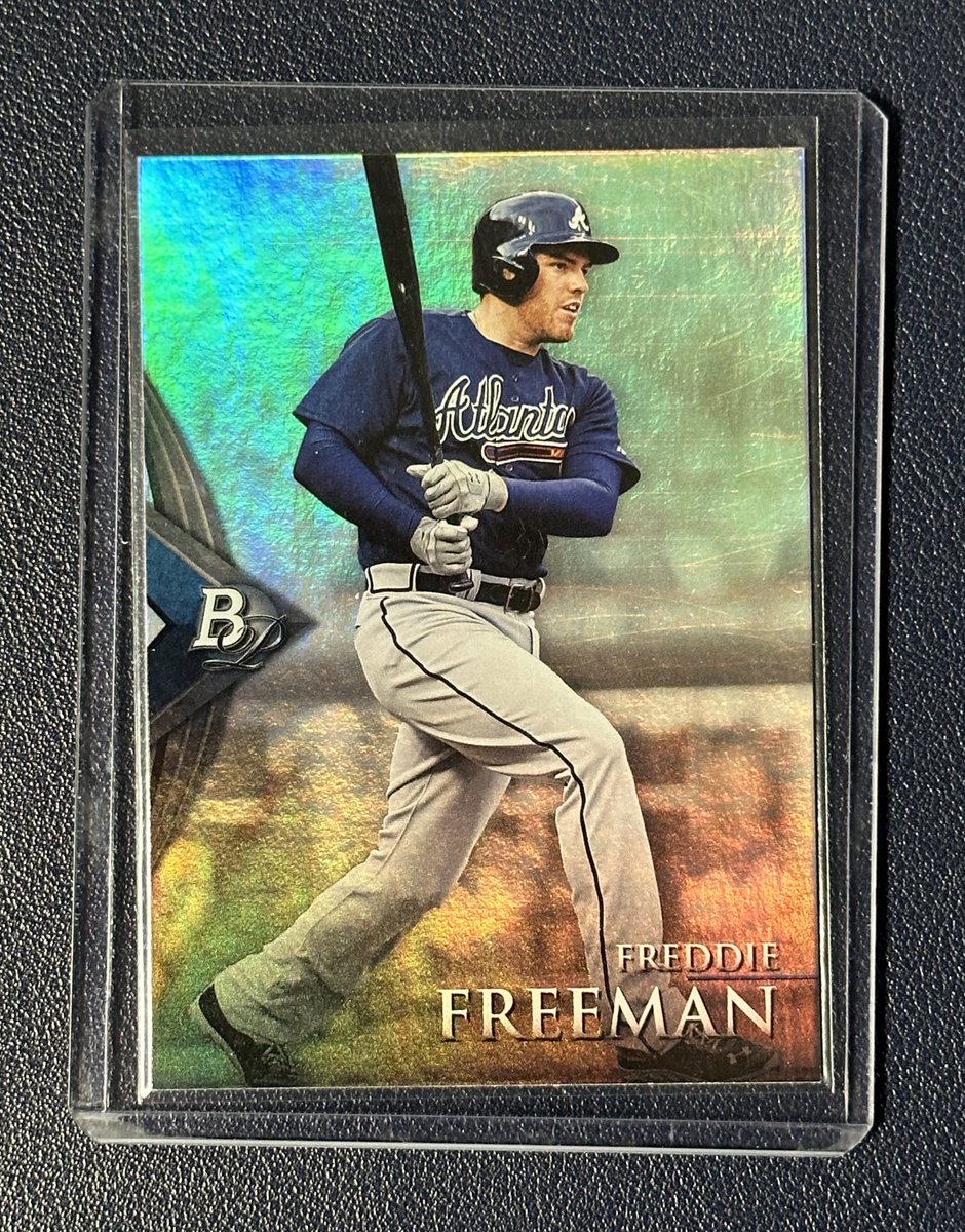 YeahThoseCards's tweet photo. Day 13
#FrankFebruary plus Freddie Freeman
#PCFebruary #bighurt #frankthomas @whitesox @freddiefreeman5 #freddiefreeman #upperdeck #bowmanplatinum #sportscards #whodoyoucollect #thehobby https://t.co/Irh36PeDVC