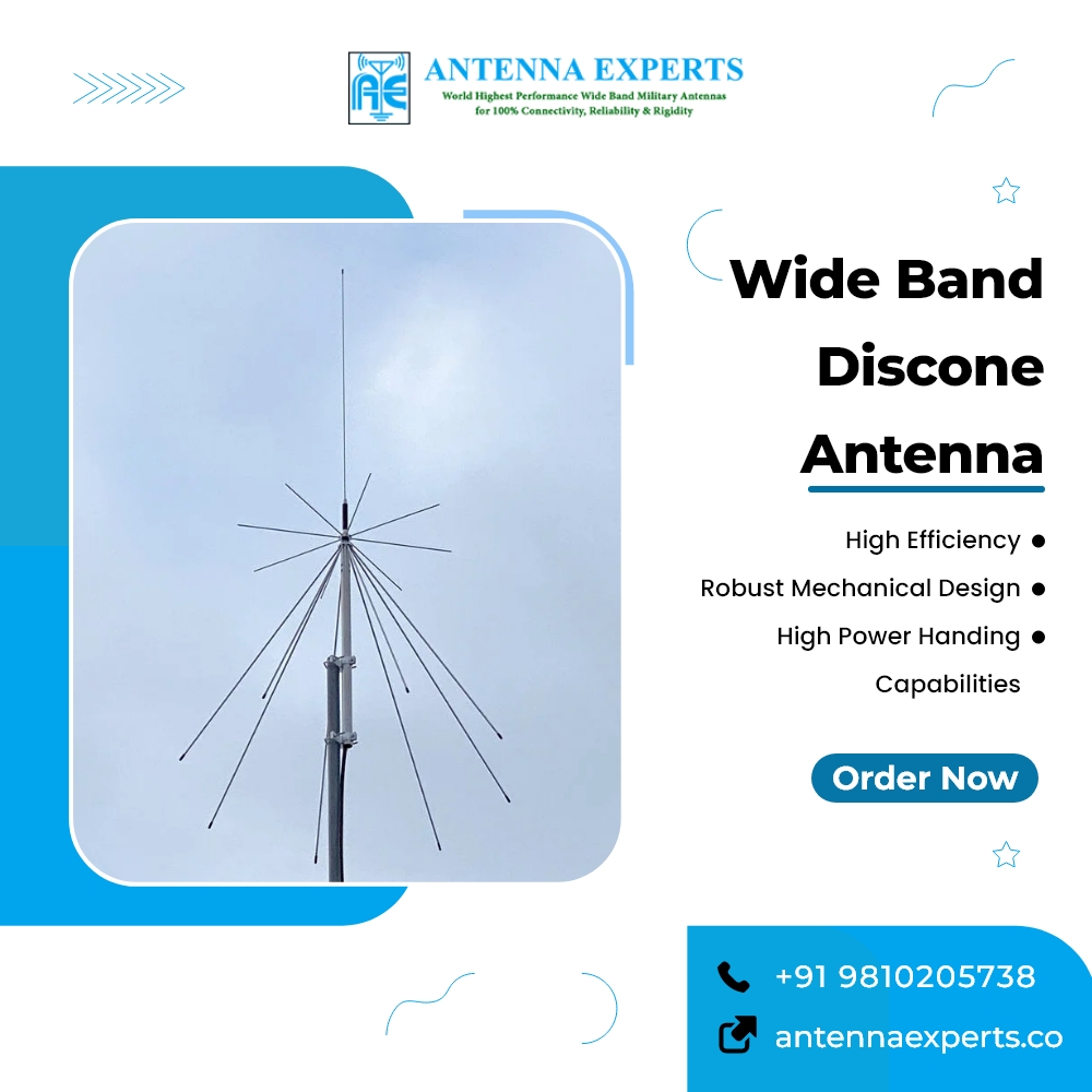 antenna_experts's tweet image. Experience unparalleled signal coverage with our Wide Band #Discone #Antennas. It is a 360-degree Omni-directional #antenna that ensures crystal-clear reception across a broad spectrum— ideal for monitoring, amateur radio, and more. 
🌐: bit.ly/3GptbqN
📞: +91 9810205738