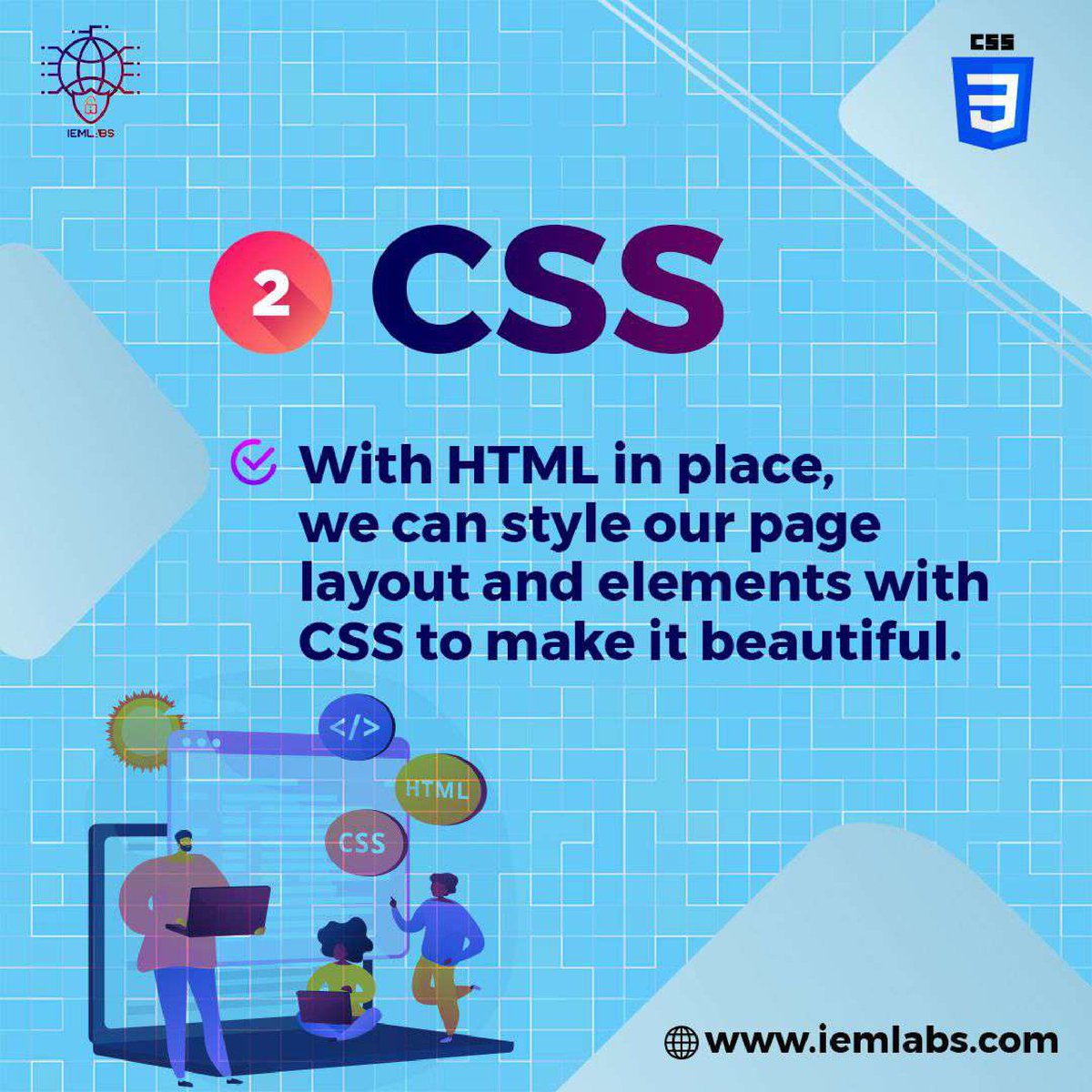 iem_labs's tweet image. Ready to craft captivating web experiences? 🌟 Unlock the secrets to becoming a Front End Web Developer!
#IEMLabs #FrontEndWebDevelopment #WebDevJourney #CodeYourFuture #WebDeveloperSkills #TechSkills #CodeMaster #CodingVisualization #DataScience #webdevelopment #html #html5
