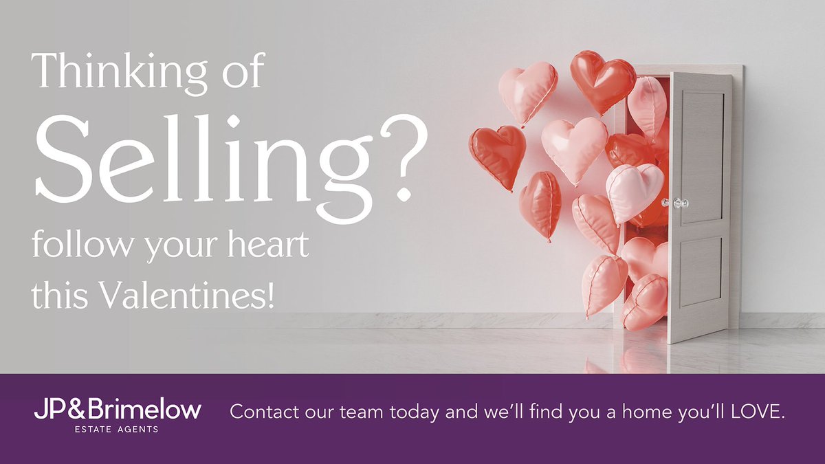 Happy Valentines Day! 💜

 Hope your day is filled with fun and chocolate! 🍫 

Making that move? 

Call our multi-award winning team in South Manchester from 09:30am on 0161 882 2233. 

“All you need is love." —The Beatles

jpandbrimelow.co.uk/sell/property-…