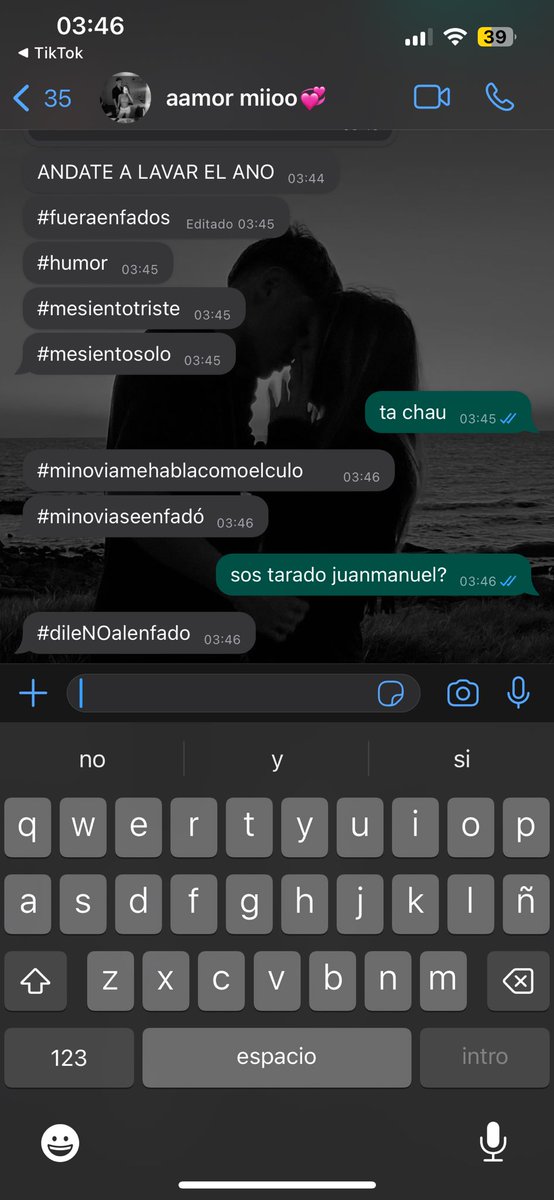 no le respondí la llamada a mi novio: