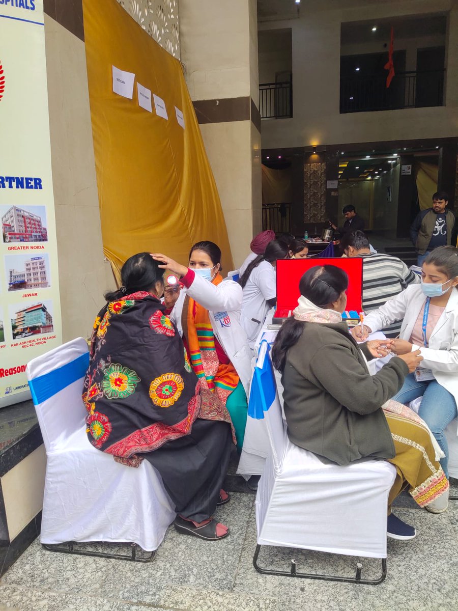 Kailash Hospital & Neuro Institute Organized a Free #HealthCheckup Camp at Aranya Society, Sector 119, Noida.

Services provided during this Health Check-up camp 

-Physician Consultation
-E.C.G
-Blood Sugar(R)
-Blood Pressure
-Height & Weight
-Diet Consultation
-Physiotherapy…