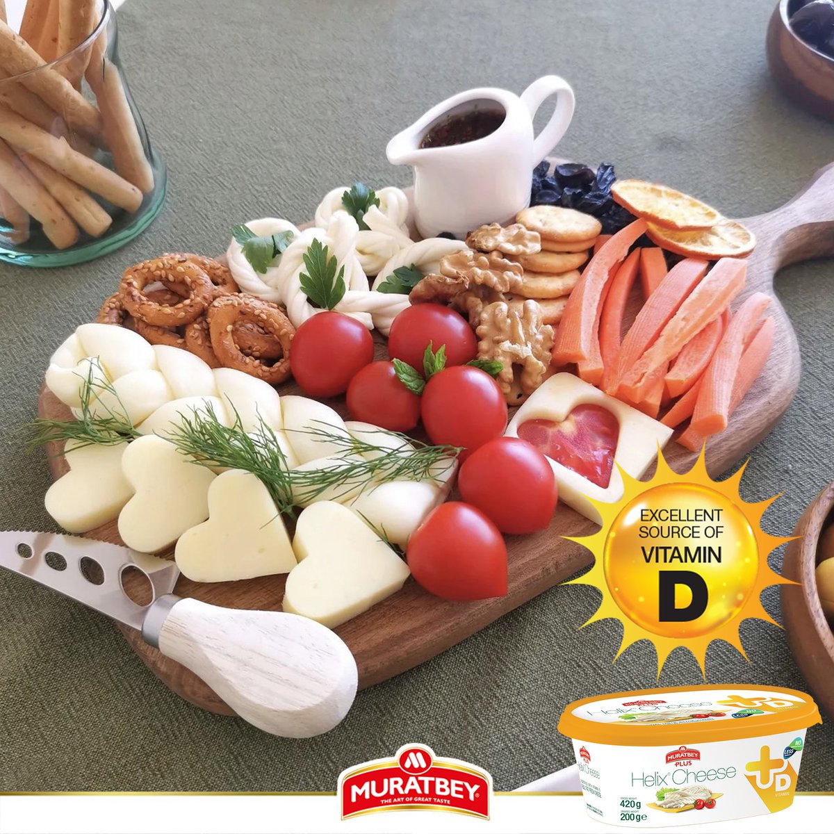 MuratbeyCheese's tweet photo. Celebrating Valentine's Day with hearts filled with cheese, adding flavor to your love! ❤️🧀

#ValentinesDay #Love #Helix 
#MuratbeyCheese #YellowCheese 
#FreshKashkaval #BraidedCheese https://t.co/JImqYOGwzs