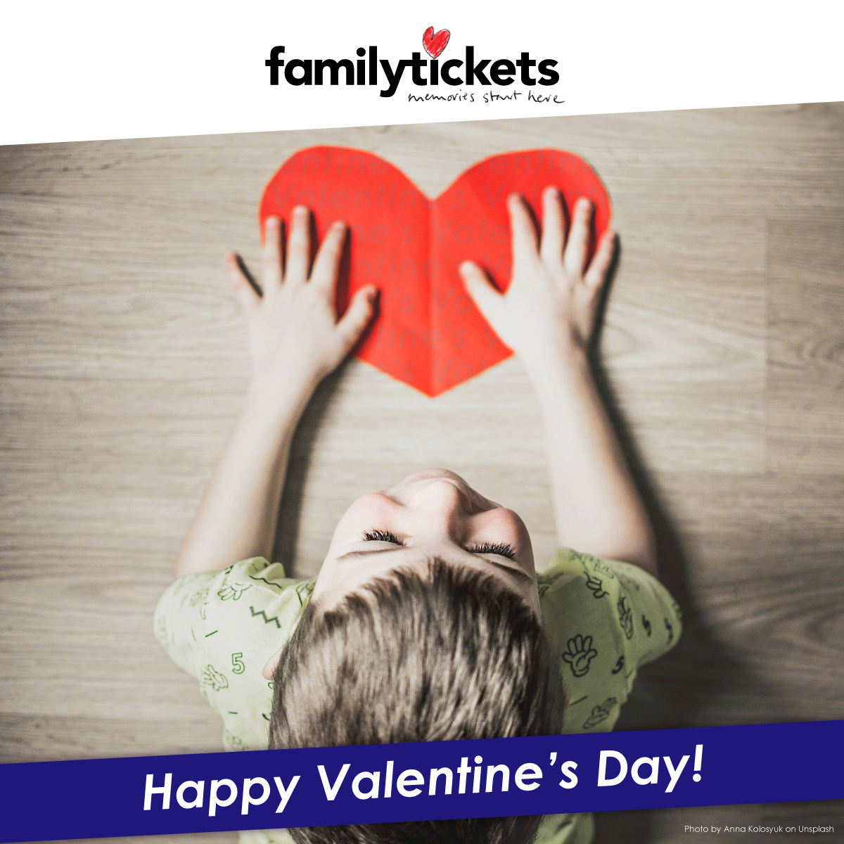 💕 Happy Valentine’s Day to your family from us here at Family Tickets!

Please take a look at our website
👉 familytickets.com 👈
for a magical day out the whole family will love looking forward to.

Memories Start Here #WithFamilyTickets❤️

#FamilyDayOut #KidsDayOut