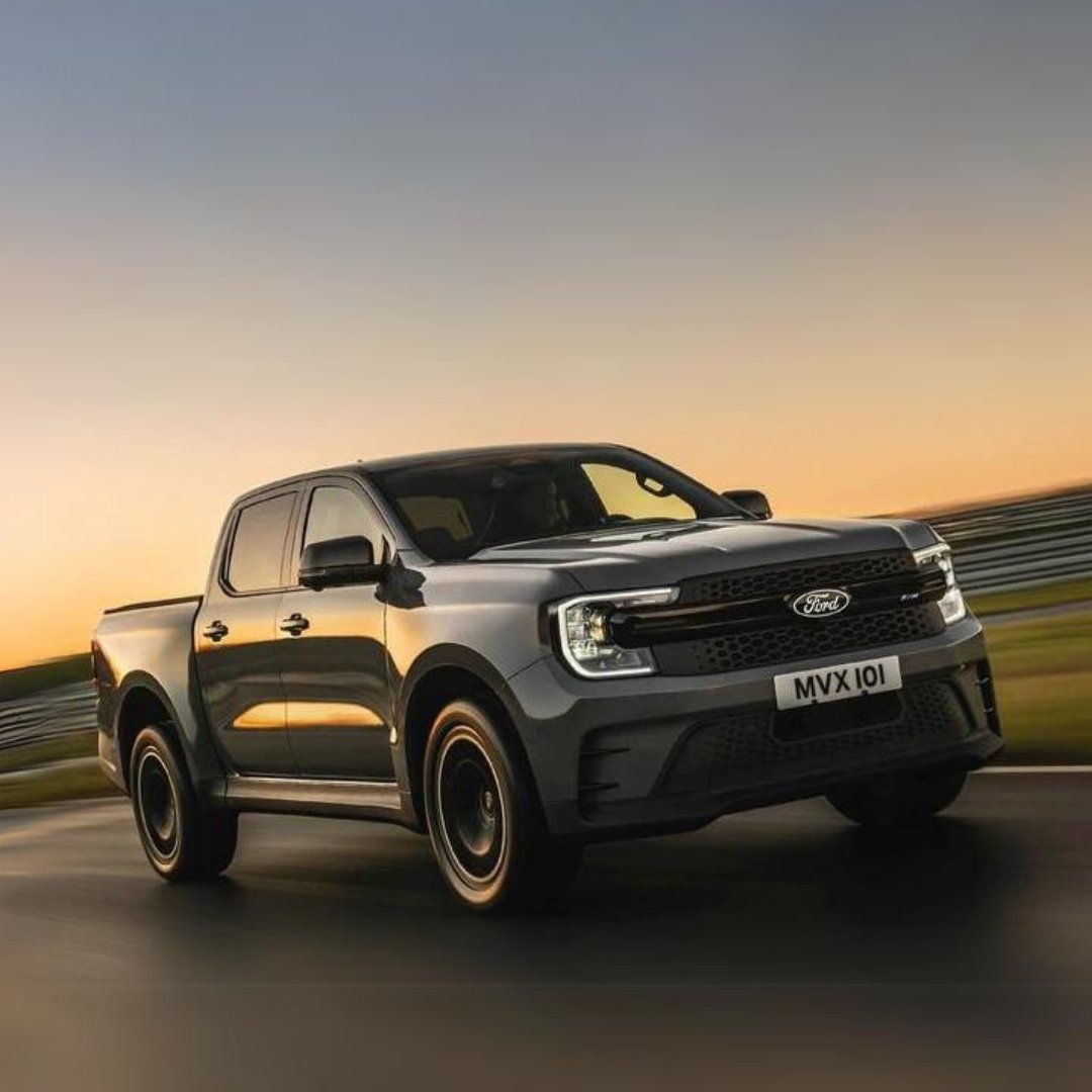 Oversteercafe's tweet image. This is the Ford Ranger MS-RT. Which features the below: 

- 3.0L TD EcoBlue V6
- 240PS 10-Speed Automatic Transmission
- 4 WHL R/H Full-Time Drive
- 600Nm of Torque
- 3.5-tonnes max towing capacity
- 1-tonne Payload