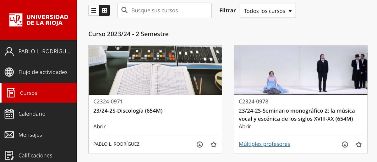 pablolrguez's tweet photo. Empezamos la docencia del segundo semestre en el Máster en @MusicologiaUR con algunas de mis asignaturas favoritas como #Discología y el seminario de música vocal y escénica que este curso centraremos @cristinaroldanf y yo en los llamados #OperaStudies ➡️ https://t.co/PSqj55FXFT https://t.co/CWb2VmfBYv
