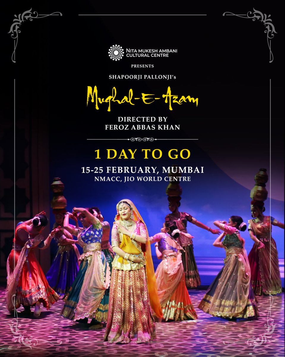 We have only 1 DAY left! The stage is all set, and the curtains are about to be raised. The talented cast, along with their powerful dialogues, is eagerly waiting to mesmerize you. Are you excited to witness the magic unfold? @nmacc.india