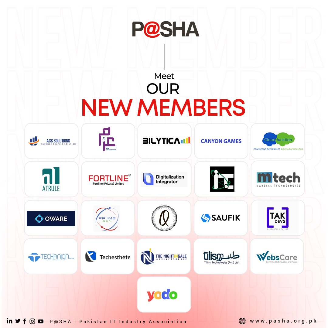Join us as we proudly welcome the newest members of the #PASHAcommunity. 🤝 Together let's forge a path for industry #growth, success, and a better economic future powered by #IT.