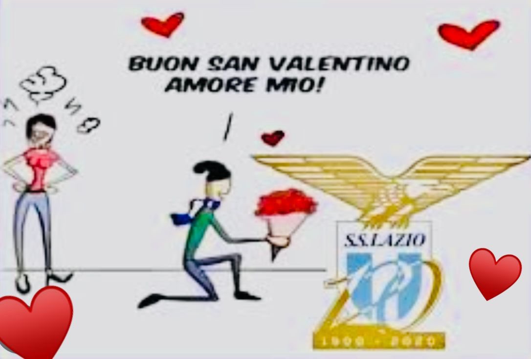 Buon San Valentino! 🩵 #LazioBayern