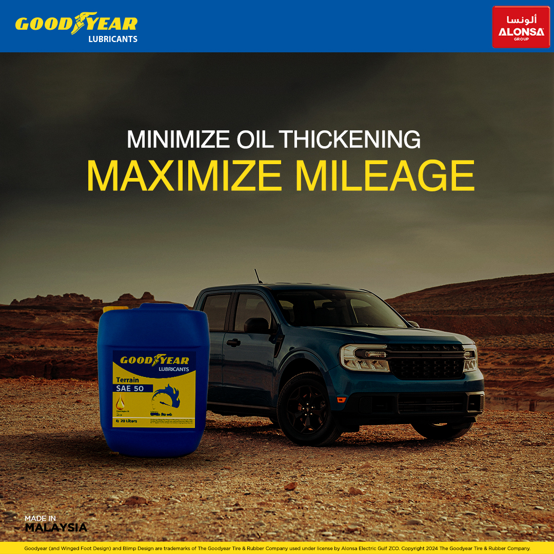 GyLubricants's tweet photo. Terrain SAE 50 paves the way for maximum mileage and minimum oil thickening. Elevate your driving experience today!

#Goodyear #GoodyearLubricants #SAE50 #Terrain #HonoringTheDrive #DieselOil https://t.co/6FWlOjyBjw