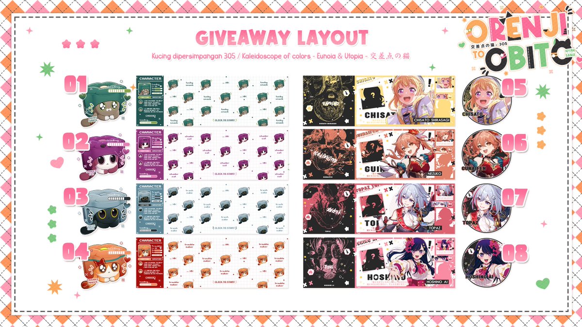 aorenjii's tweet image. mind to help me w repost? thanks! #zonauang
HAI! aku ada GIVEAWAY SPESIAL BDAY @orangephiliia nih! Sponsor by ka Anon! Kalian bisa ikutan dengan cara,
- Rt
- ketik "Happy birthday sweetie🍈" &amp;amp; wish buat @orangephiliia
Layout bisa diklaim MALAM jam 8.00, di DM dg sebut no ya!