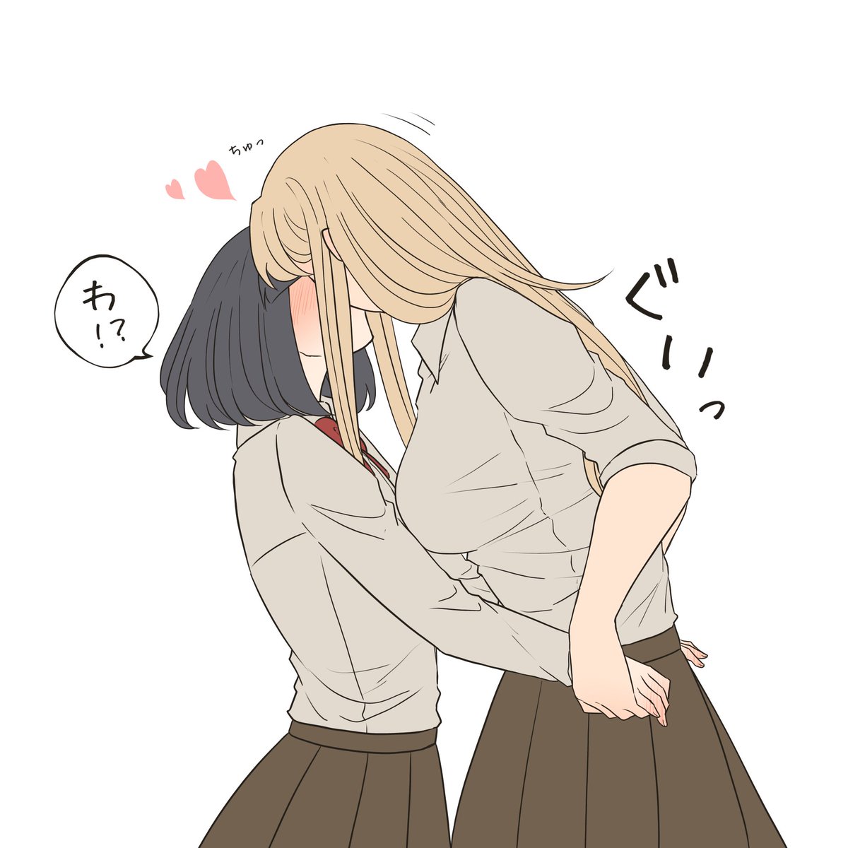 バレンタイン絵描けてないのでチョコより甘いうちの子らどうぞです(っ'-')=͟͟͞͞ 🩷 