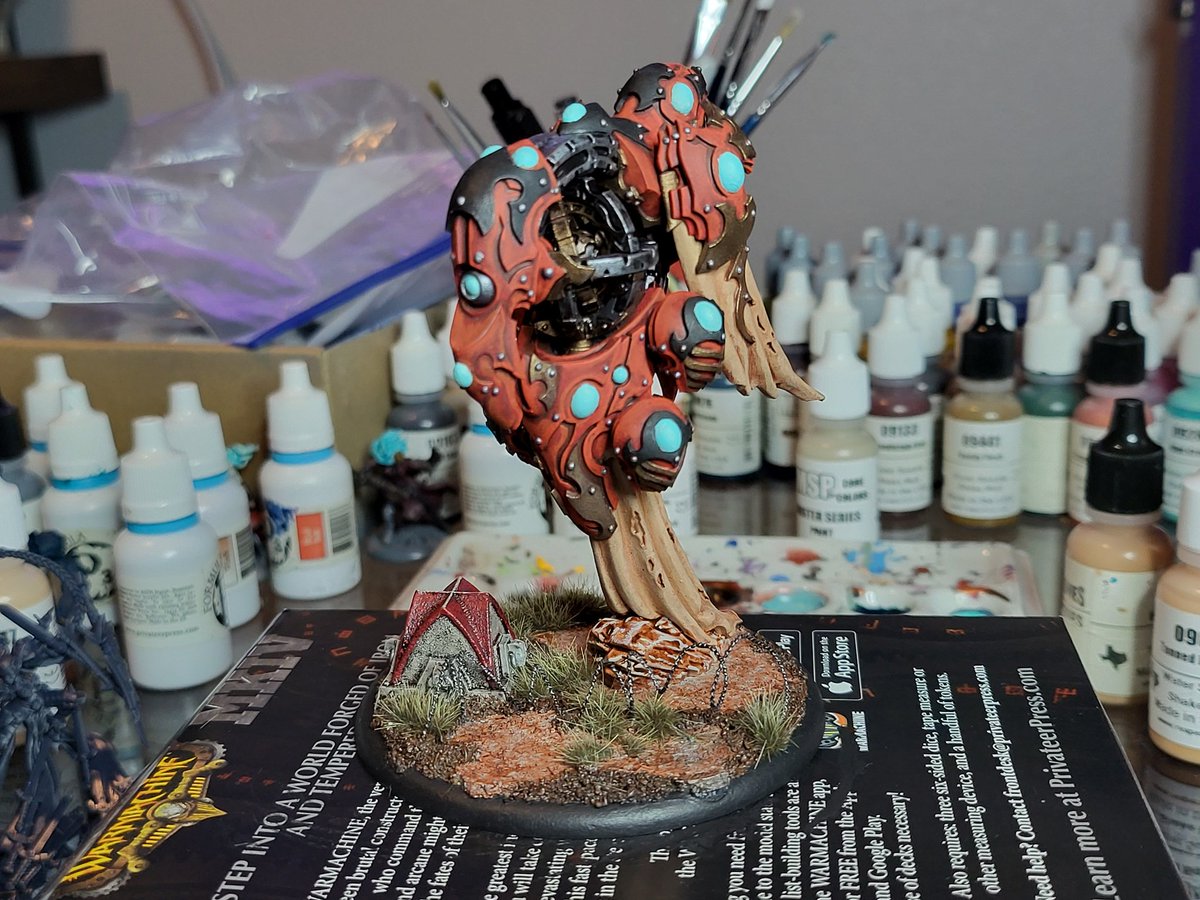 Raethas's tweet image. House dusk void engine, @privateerpress