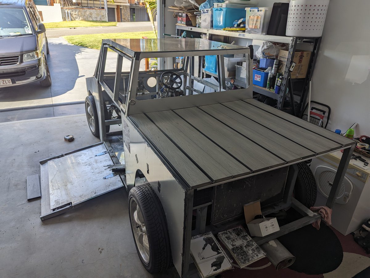 ngm_scott's tweet photo. @ZacksJerryRig I've been following your YouTube channel for years particularly comments on accessibility.  I'd appreciate any feedback on my wheelchair car I'm building https://t.co/nv4ezRvME3