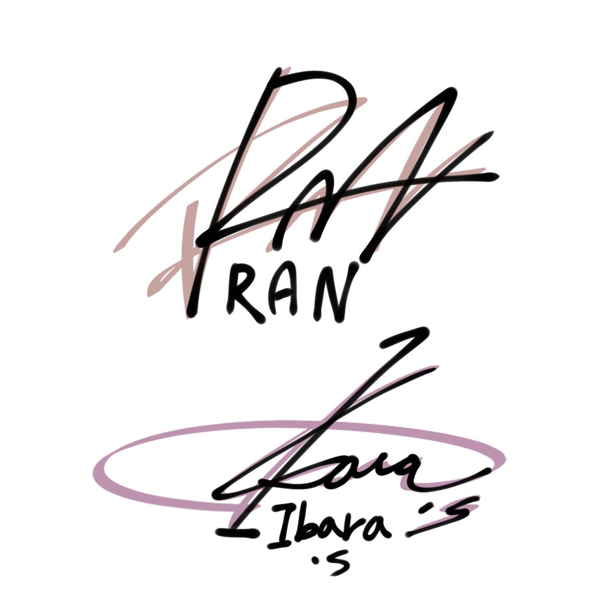 🤔⁉️
나기사 성격상 🌊처럼 제 이름 한자로 쓸법하건만 굳이 성을 영어로 저렇게? 휘갈겨 쓰듯이? 강력하게 씹탑처럼 쓴건 이바라의 영향이 있을수밖에 없다고오오오