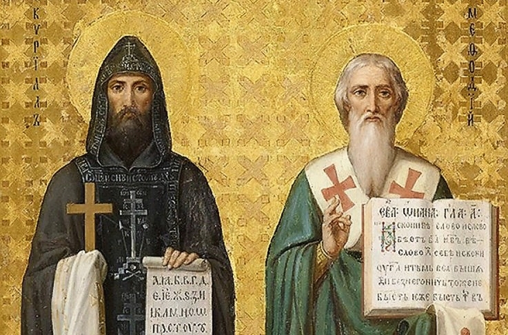 Da quasi 40 anni proteggono l’Europa che contribuirono a evangelizzare più di 1000 anni fa
Ai Santi, e fratelli, Cirillo e Metodio si deve la diffusione del messaggio cristiano in particolare nell’est europeo e ciò indusse Giovanni Paolo II a proclamarli compatroni del continente