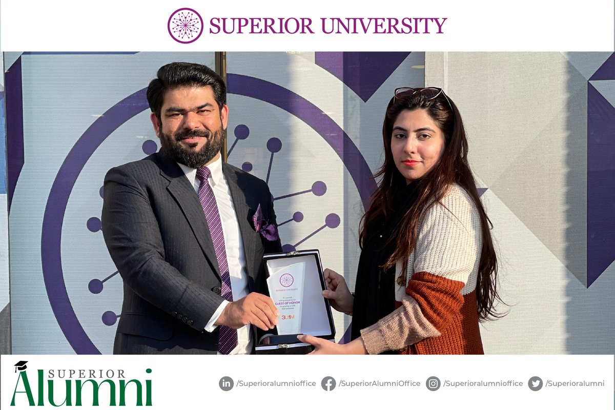 superioralumni's tweet photo. In Distinguished Alumni Speaker Series, Mr. Khaqan Mahmood Sandhu, CEO of London School System, offered a compelling exploration of entrepreneurship within the context of the aviation industry. 

#OurALUMNI #OurIDENTITY #AlumniSpeaker #Students #AlmaMater #beSUPERIOR https://t.co/uppnPosEq1