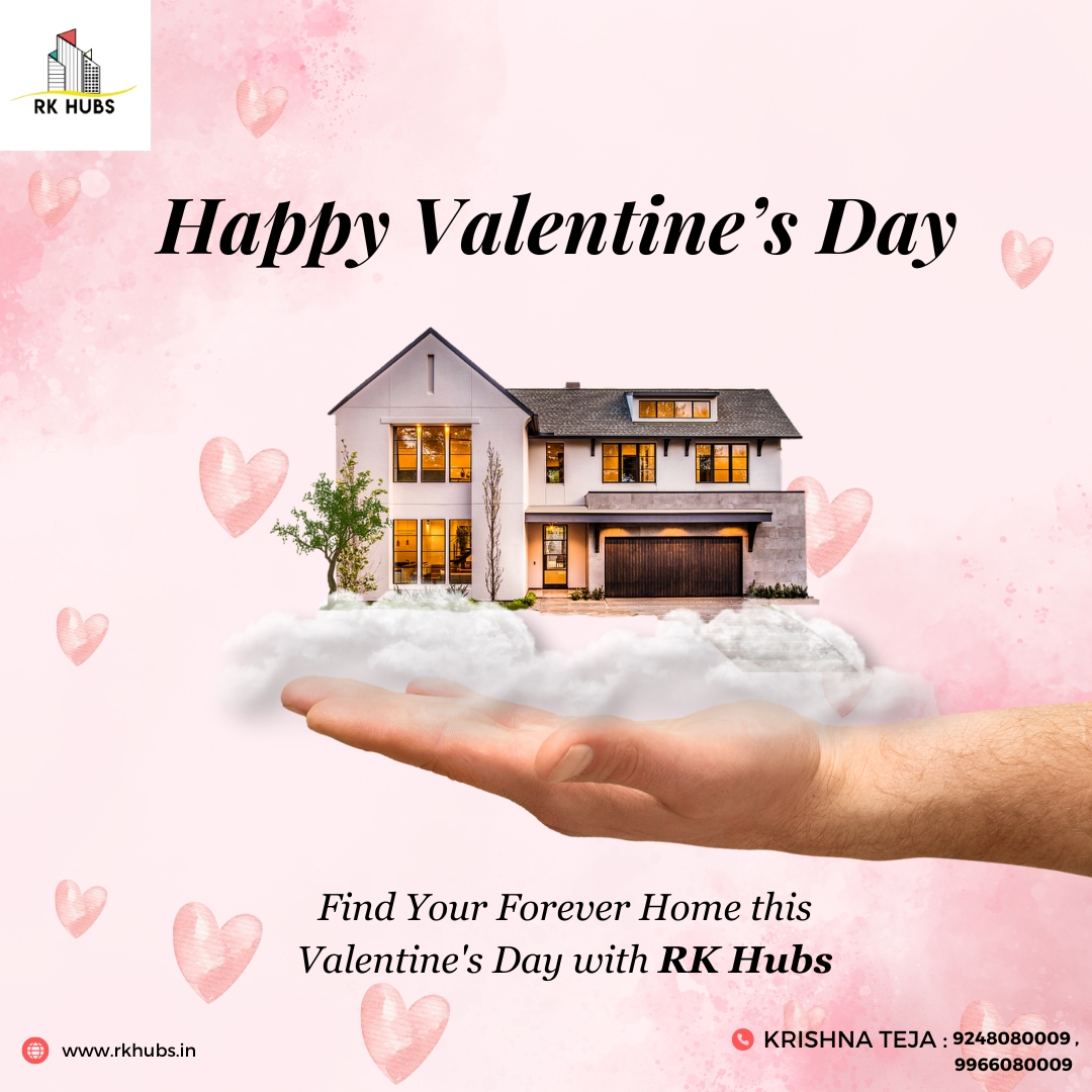 rk_hubs's tweet image. &quot;Home is where the heart is, and I&apos;ll assist you in discovering the perfect one.&quot;
Happy Valentine’s day from RKHUBS
To Sell or Buy Properties:
Proprietor: KRISHNA TEJA
Call : 92480 80009 | 98850 88550
Visit : rkhubs.in
#RKHUBS #tirupatiflatsl #ValentinesDay