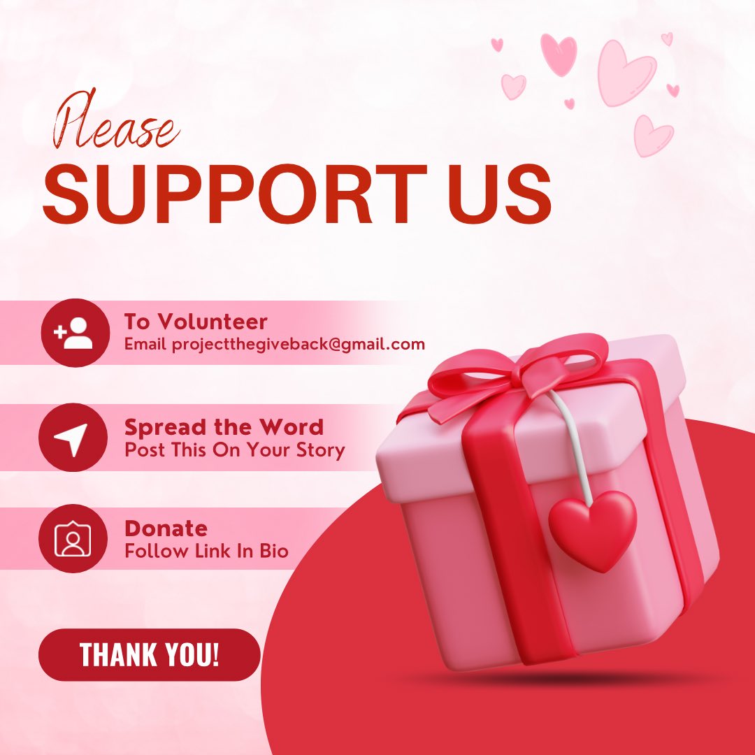 Maryanns_LLF's tweet photo. From providing essential resources to offering a sense of hope, join us in making a positive impact. Stay tuned for more details on how you can get involved! #SpreadLove #ValentinesDay #GiveBackProject https://t.co/obPXclAblm