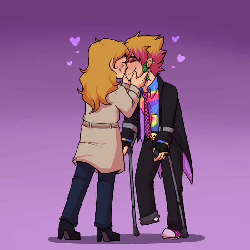 🦖 Happy valentine <a href="/smolgentumblr/">Smolgen Aratumblr</a> they would find eachother in any universe. I love you so much! ^w^