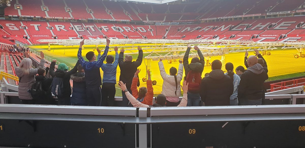 SchoolWalsall's tweet photo. A great day out yesterday with our KS3 young people visiting the Manchester stadiums. Mixed views on which one was the best https://t.co/ORRgWgBMNu