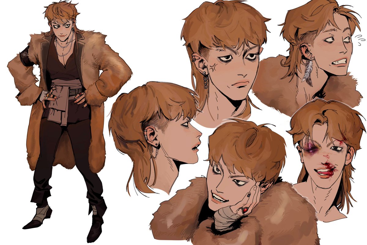 _011019's tweet image. [🏴‍☠️

#ateezfanart #hongjoong