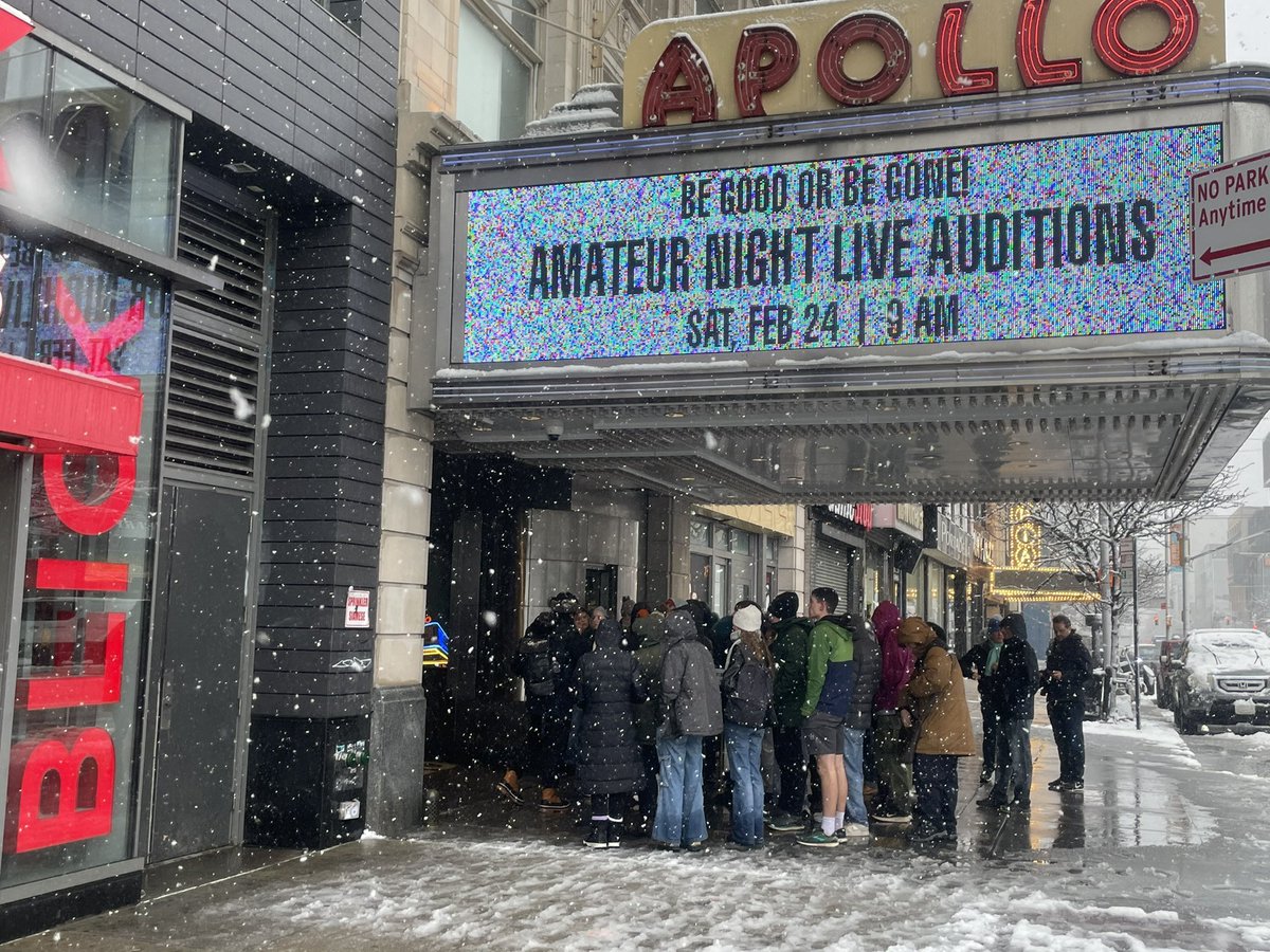 The King's School Expressive Arts Department (@thekingsart1) on Twitter photo The King’s School got a brand new bag! At the world famous Apollo Theatre in Harlem in the snow! <a href="/KingsSchoolOSM/">TheKing'sSchoolOSM</a> #getupgetonup The King’s School got a brand new bag! At the world famous Apollo Theatre in Harlem in the snow! <a href="/KingsSchoolOSM/">TheKing'sSchoolOSM</a> #getupgetonup