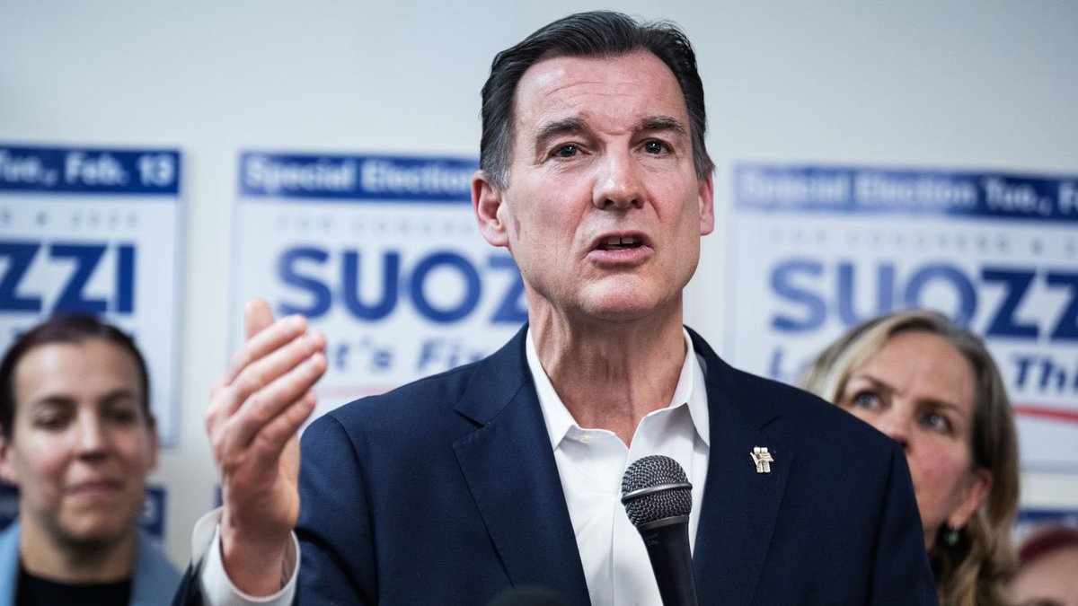 BREAKING: Democrat Tom Suozzi has won the NY-03 special election, flipping a seat in Congress blue and further narrowing the GOP majority in the House! RETWEET to congratulate @RepTomSuozzi on his victory!